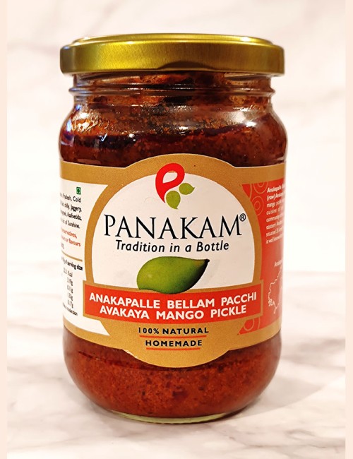 Anakapalle Bellam Pacchi Avakaya Mango Pickle (Without Garlic)