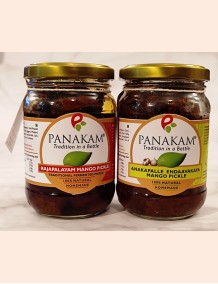 Rajapalayam Mango Pickle + Anakapalle Endaavakaya Mango Pickle with Garlic