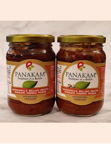 Anakapalle Bellam Pacchi Avakaya Mango Pickle with Garlic & Without Garlic